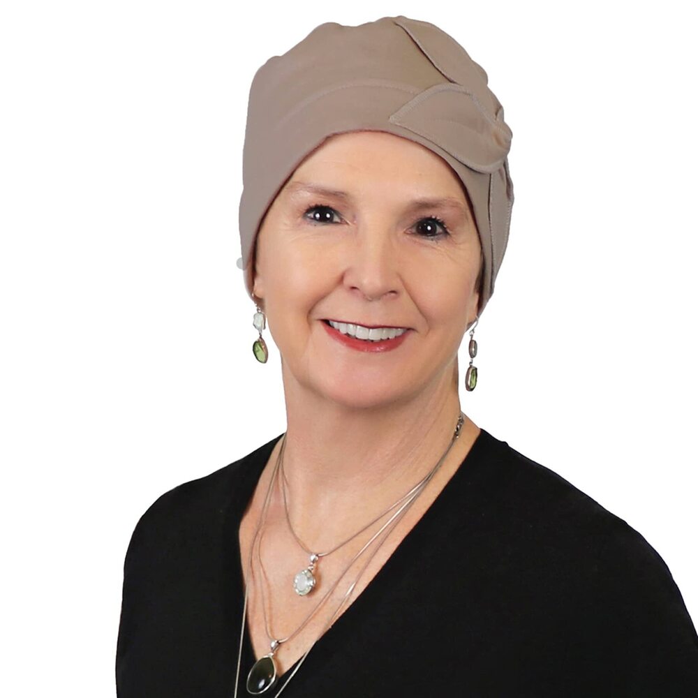 1528 Chemo Headwear Cancer Hat Turban 50+ UPF Sun Protection 100% Combed